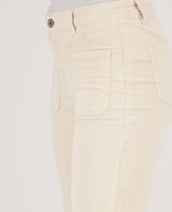 Je m'appelle Broeken Pant Colette Corduroy Stretch | Ecru Denim