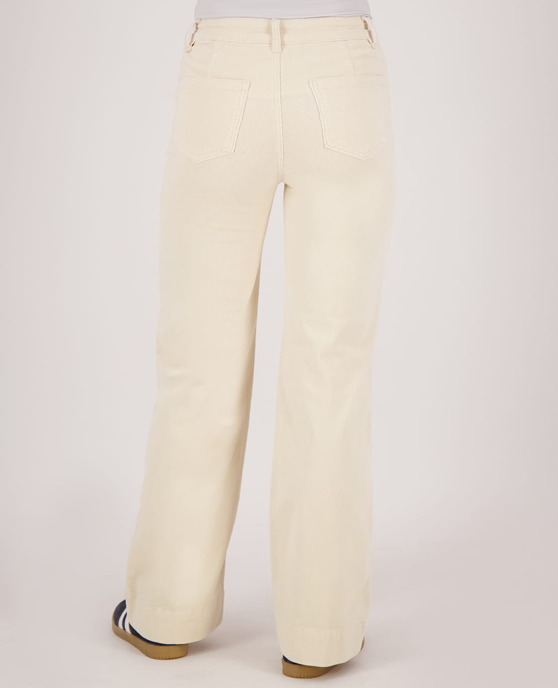 Je m'appelle Broeken Pant Colette Corduroy Stretch | Ecru Denim