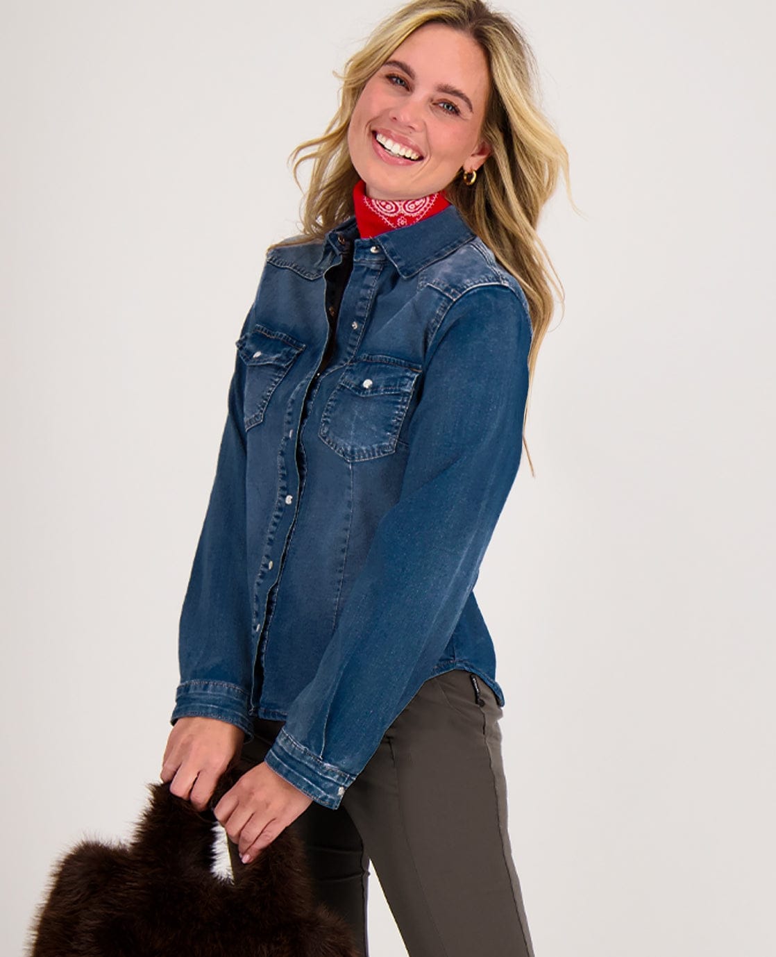 Je m'appelle Tops Denim / S Blouse Camille | Denim