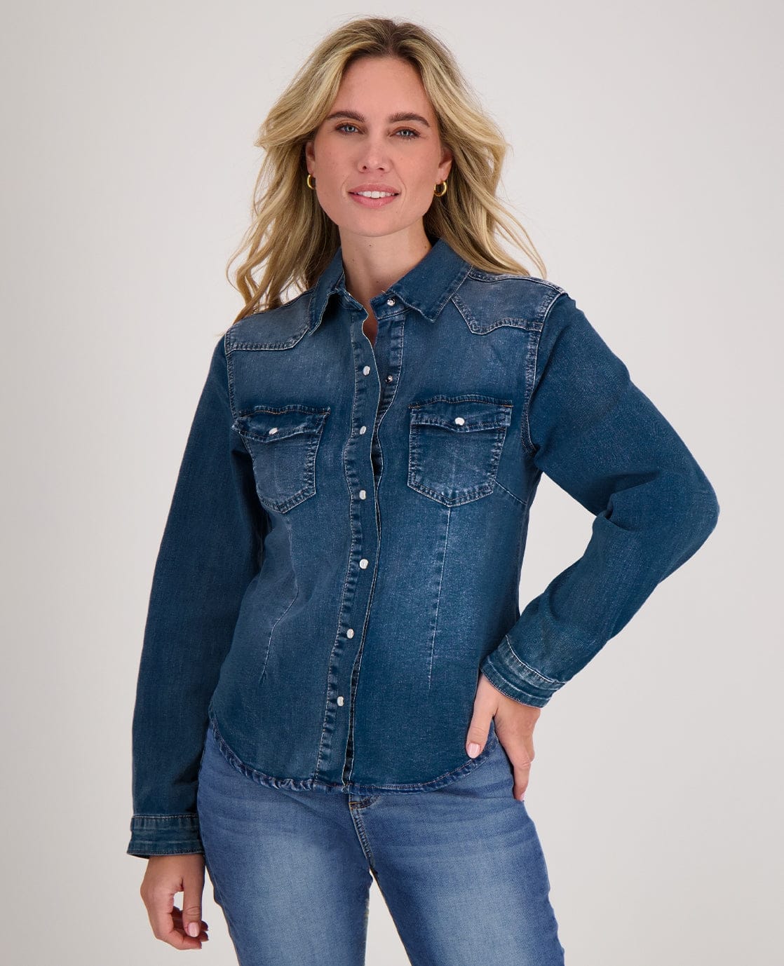 Je m'appelle Tops Blouse Camille | Denim