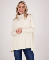 Je m'appelle Tops Soft Beige / One Size Pull Colle | Soft Beige