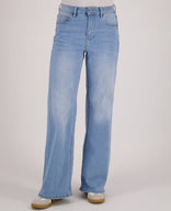 Je m'appelle Broeken Pant Straight Stretch Denim | Light Denim