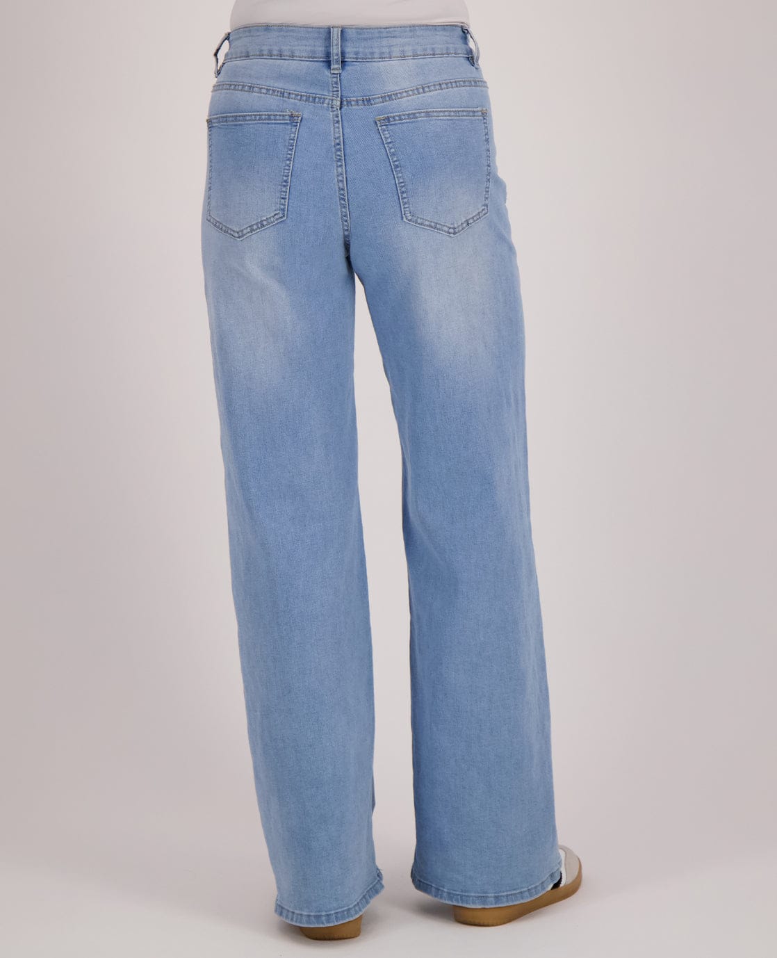 Je m'appelle Broeken Pant Straight Stretch Denim | Light Denim