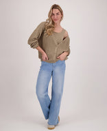 Je m'appelle Broeken Pant Straight Stretch Denim | Light Denim