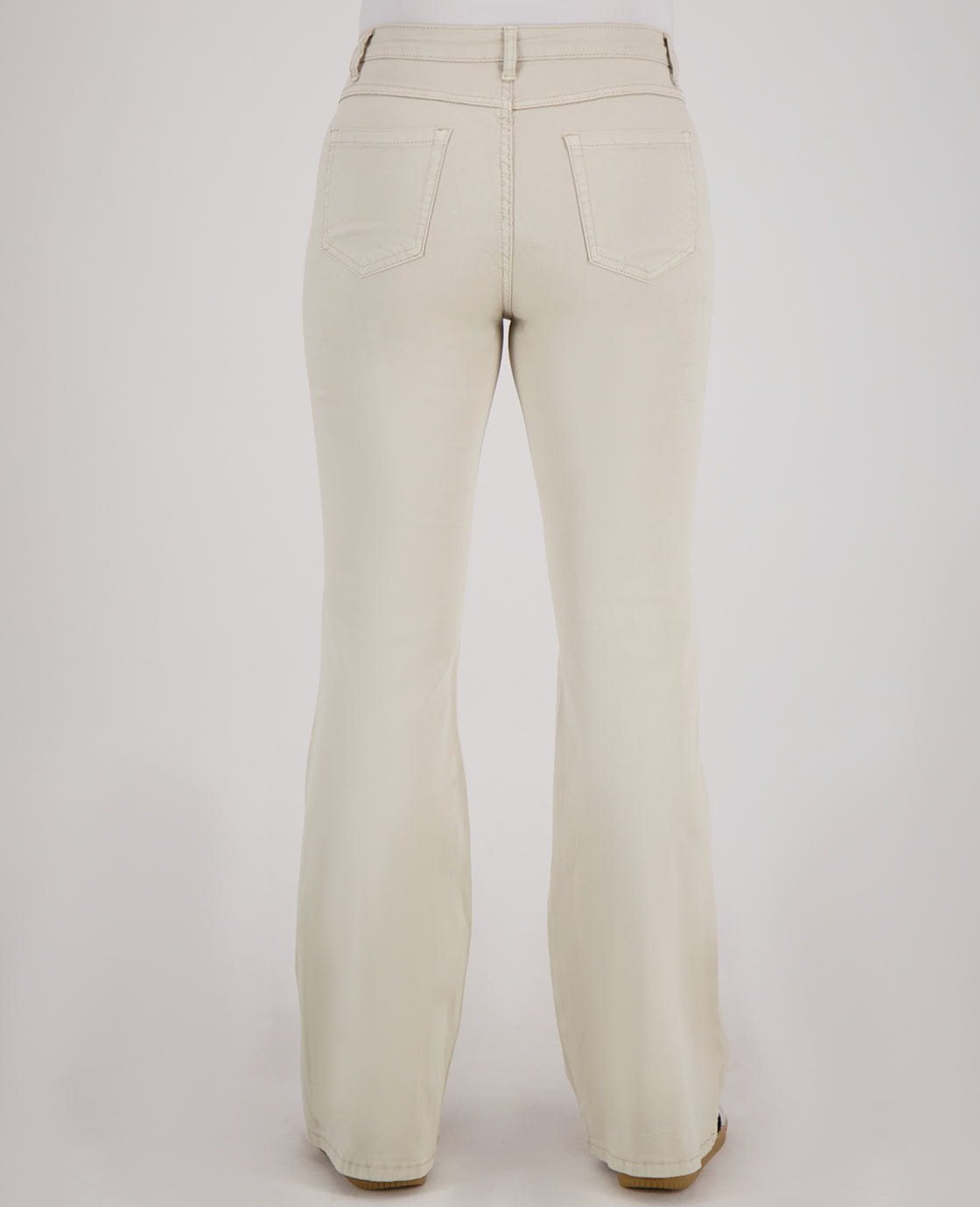 Je m'appelle Broeken Pant Flare Superstretch Denim | Zand