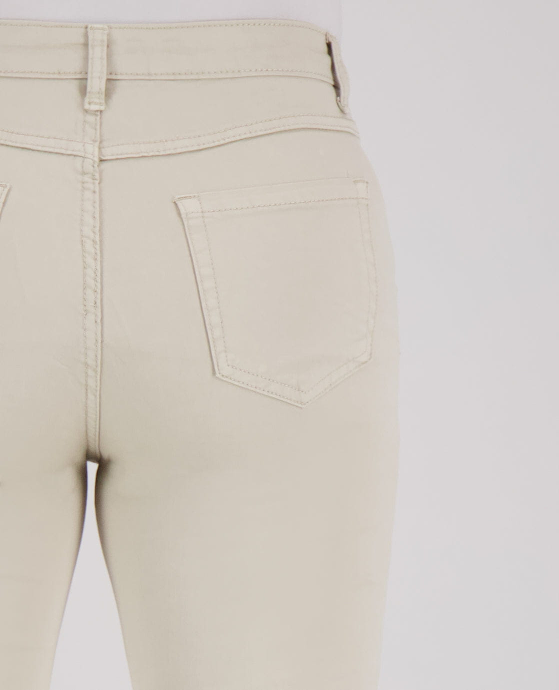 Je m'appelle Broeken Pant Flare Superstretch Denim | Zand
