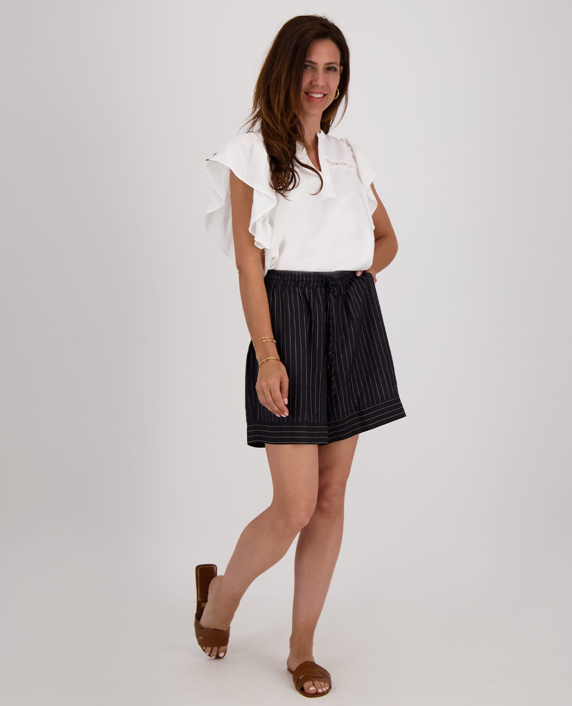 Je m'appelle Tops Top Ruffle | Off White
