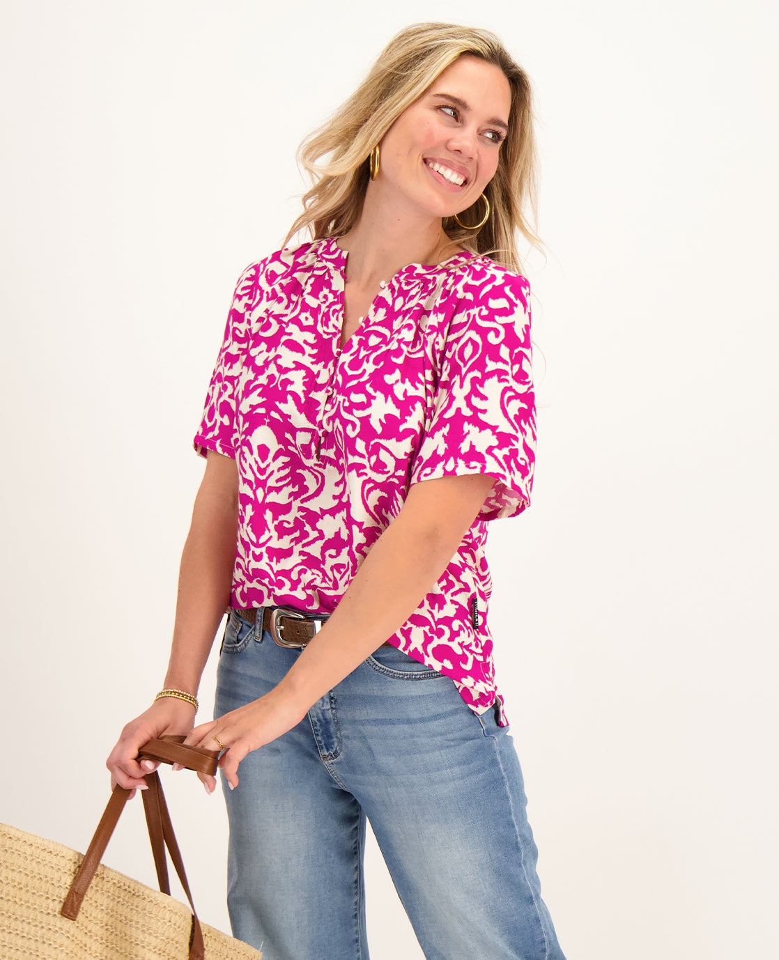Top Livay | Very Berry/Ecru