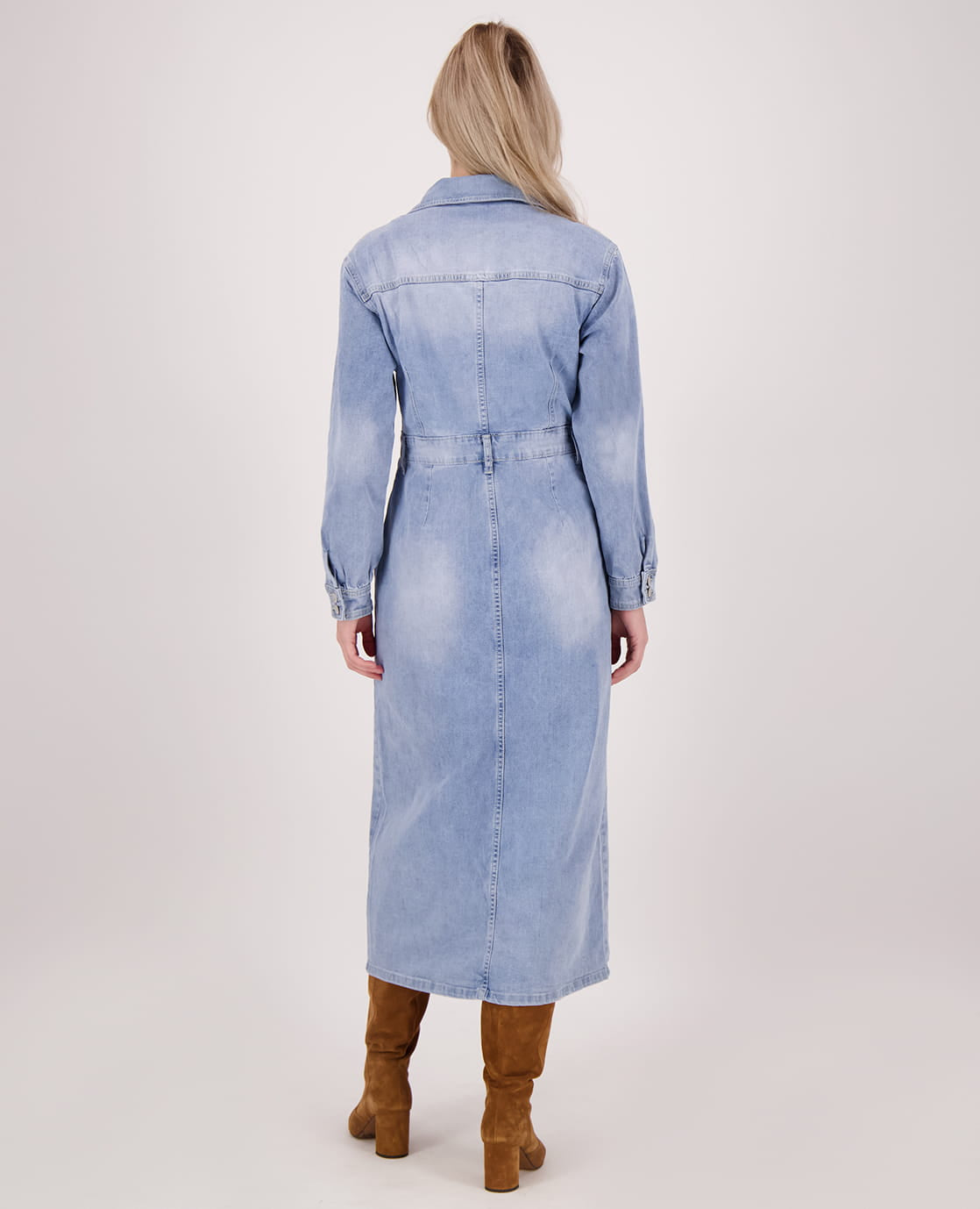 Je m'appelle Jurken Robe Superstretch Denim | Light Denim