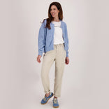 Je m'appelle Broeken Sand / XS Pant Denim Stretch | Sand