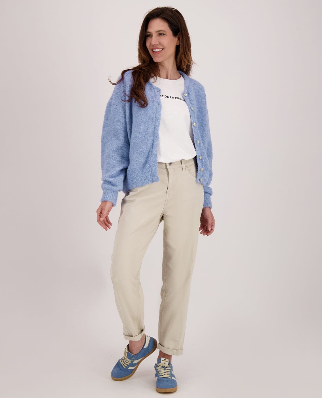 Je m'appelle Broeken Pant Denim Stretch | Sand