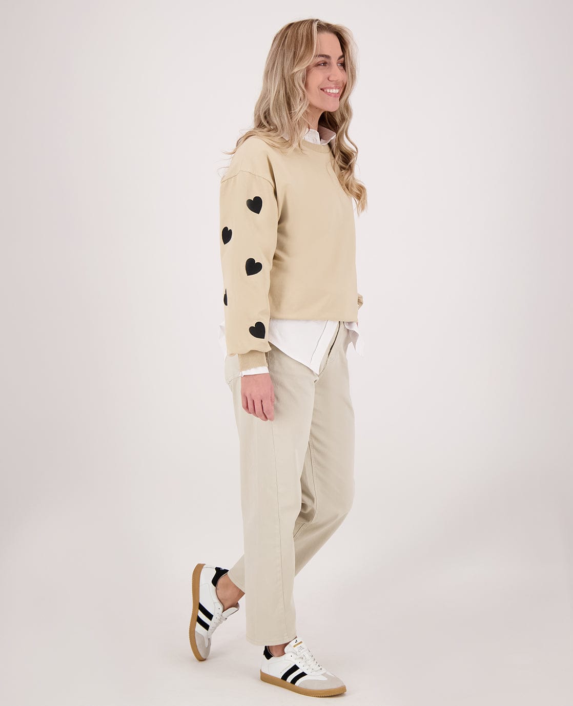 Je m'appelle Broeken Pant Denim Stretch | Sand