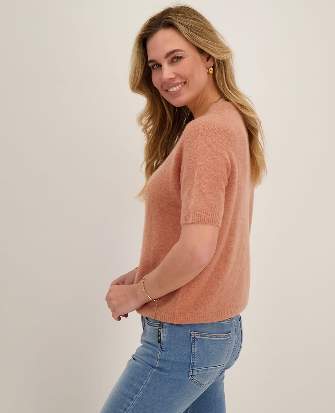 Je m'appelle Tops Pull Soleil | Apricot Orange