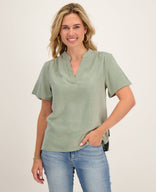 Je m'appelle Tops Top Juul | Linen Green