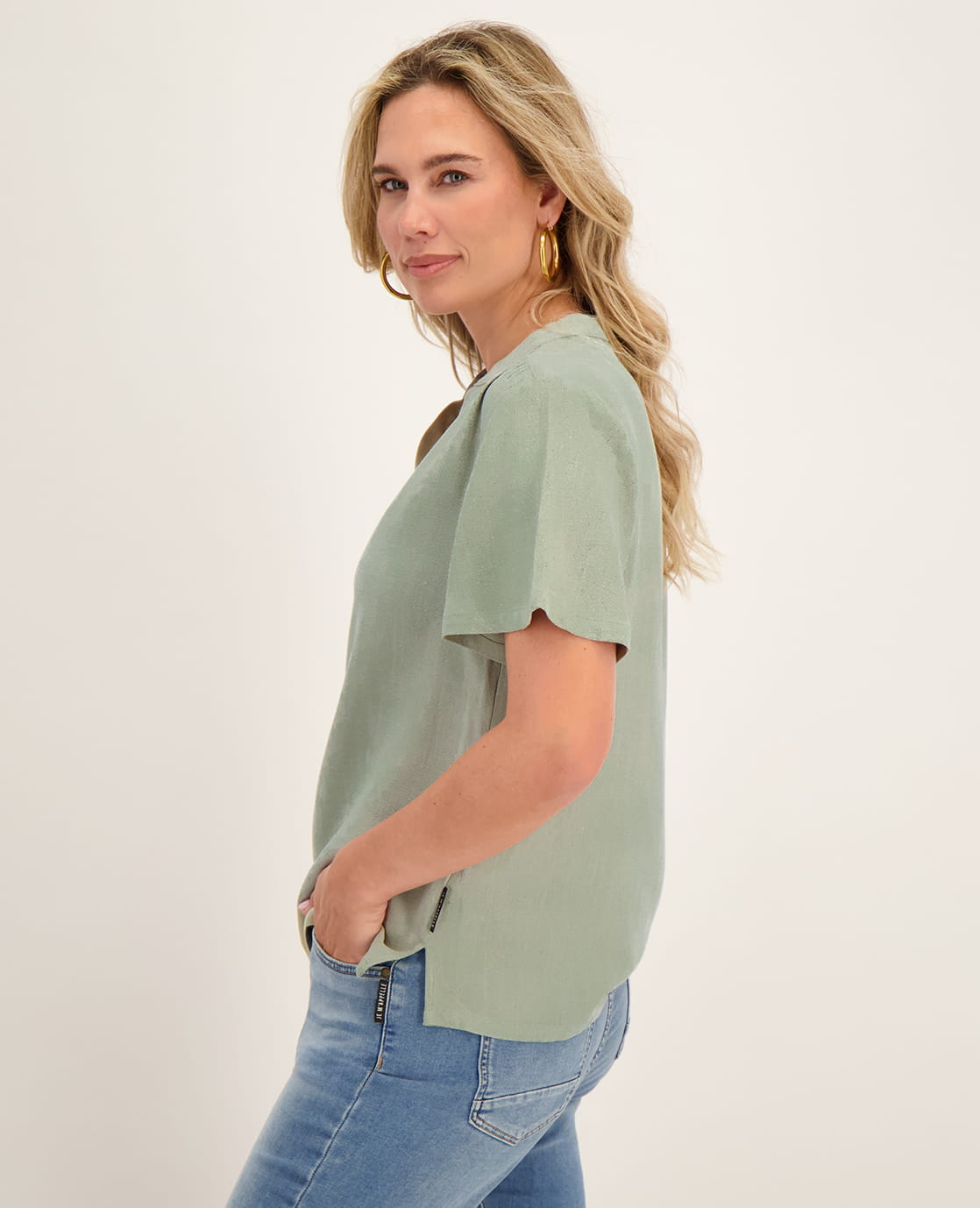 Je m'appelle Tops Top Juul | Linen Green