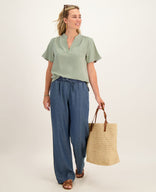 Je m'appelle Tops Top Juul | Linen Green