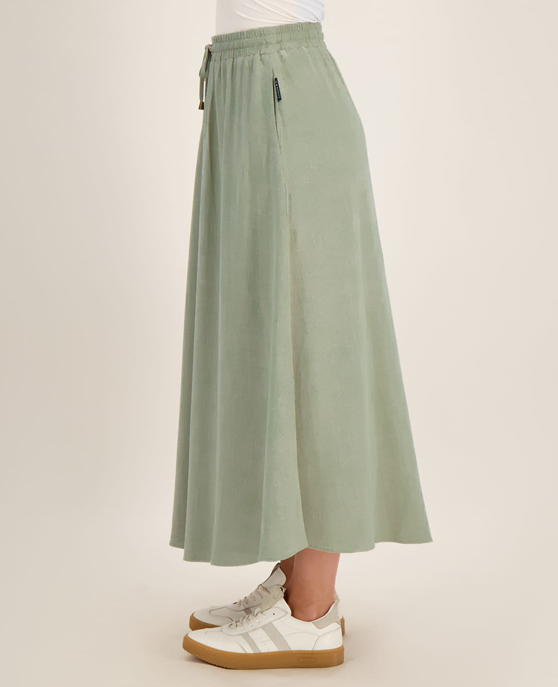 Je m'appelle Jurken Skirt Juul | Linen Green