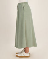 Je m'appelle Jurken Skirt Juul | Linen Green
