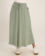 Je m'appelle Jurken Skirt Juul | Linen Green