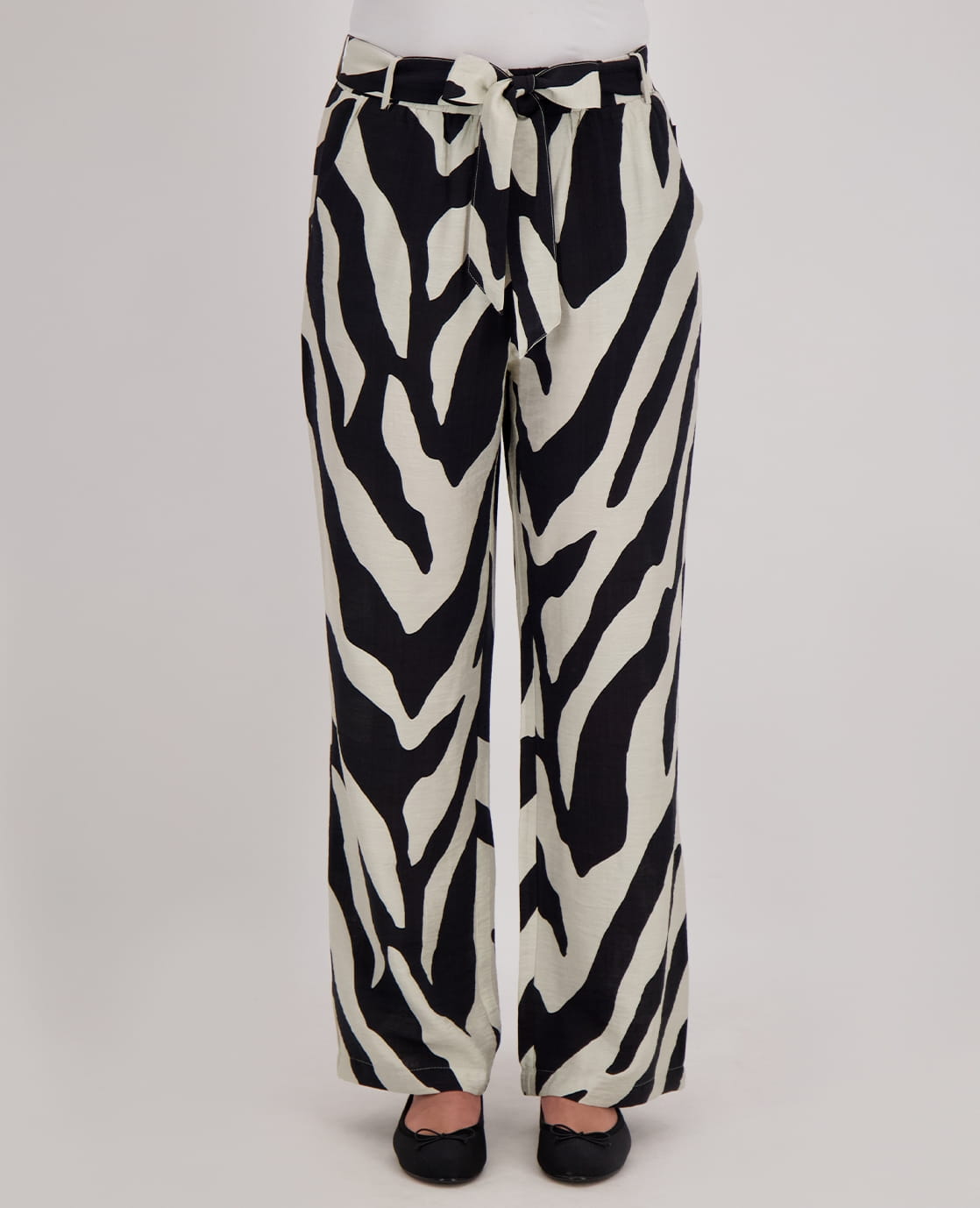 Je m'appelle Broeken Pant Straight | Dark Greige/Zwart