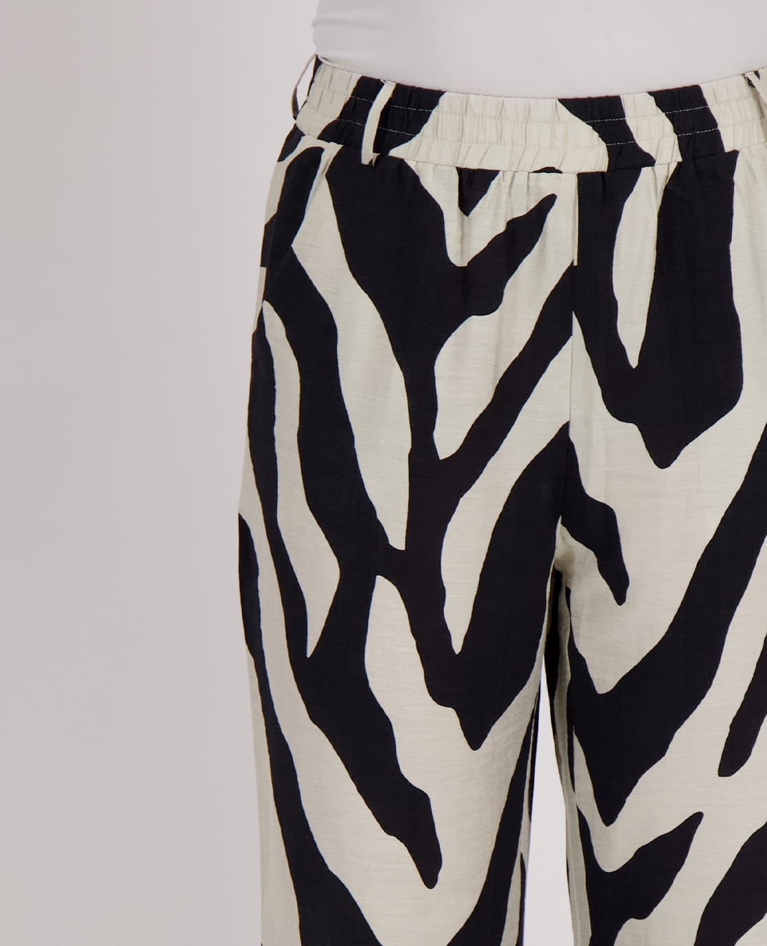Je m'appelle Broeken Pant Straight | Dark Greige/Zwart