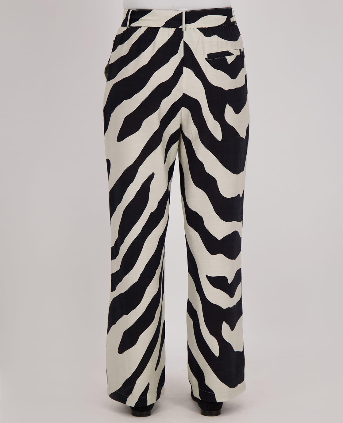 Je m'appelle Broeken Pant Straight | Dark Greige/Zwart