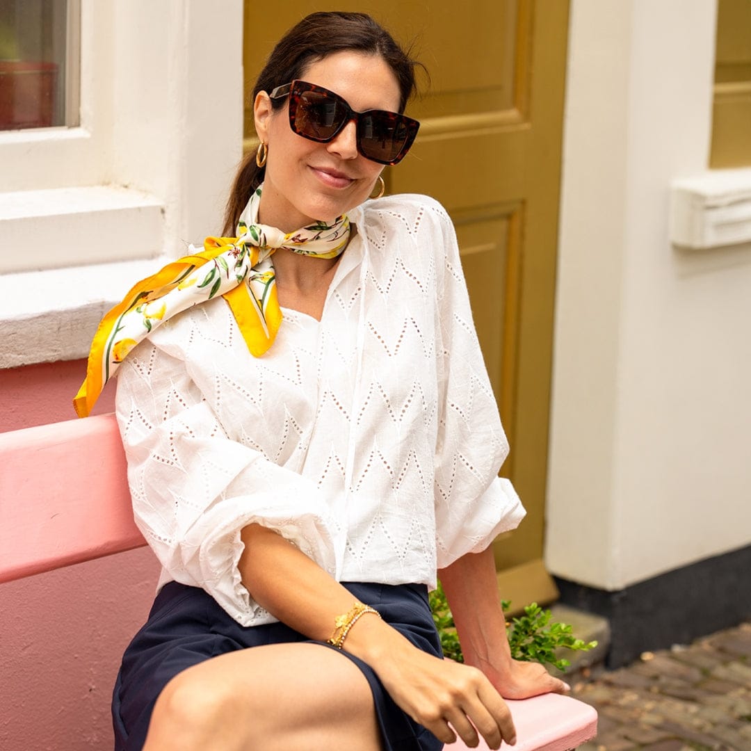 Je m'appelle Tops Porselein wit / XS Top Evie | Porselein wit