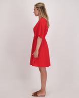 Je m'appelle Jurken Robe Luna | Coral Red
