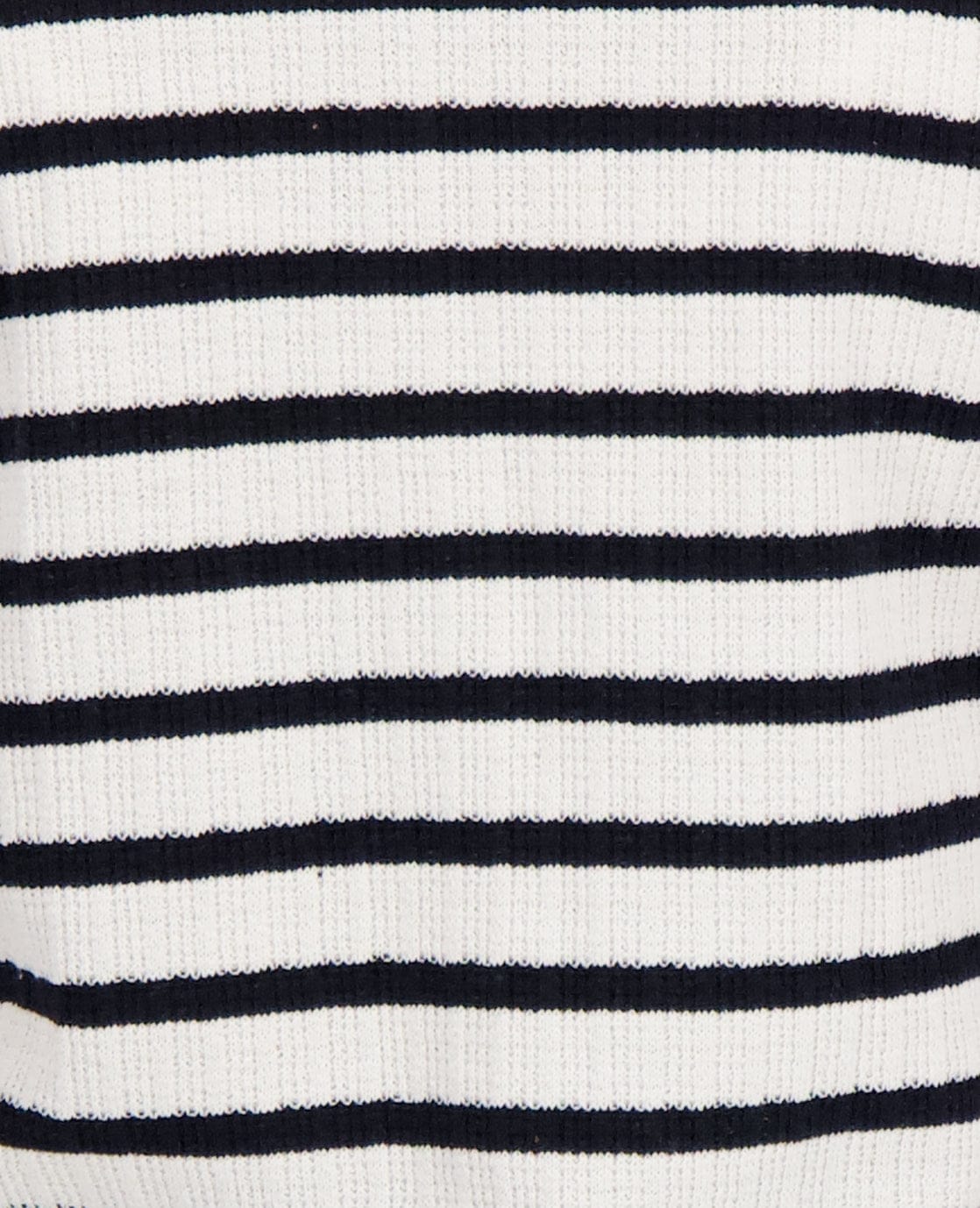 Je m'appelle Vesten Cardigan Knitted | Ecru / Midnight Blue