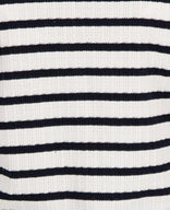 Je m'appelle Vesten Cardigan Knitted | Ecru / Midnight Blue