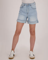 Je m'appelle Broeken Short Stretch Denim | Light Denim