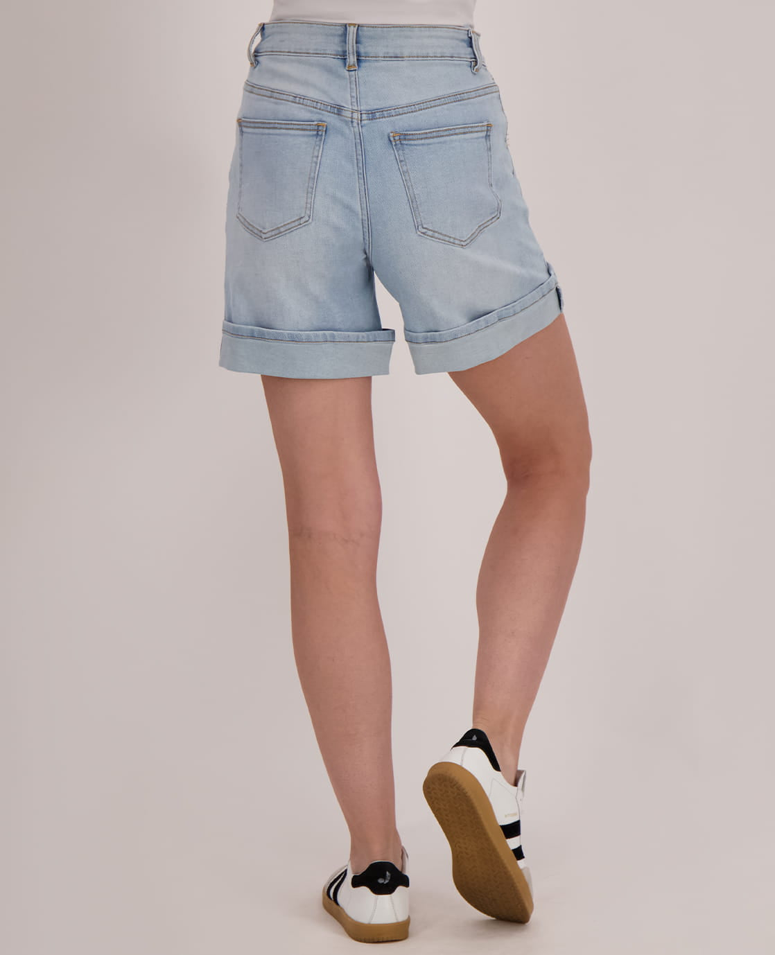 Je m'appelle Broeken Short Stretch Denim | Light Denim