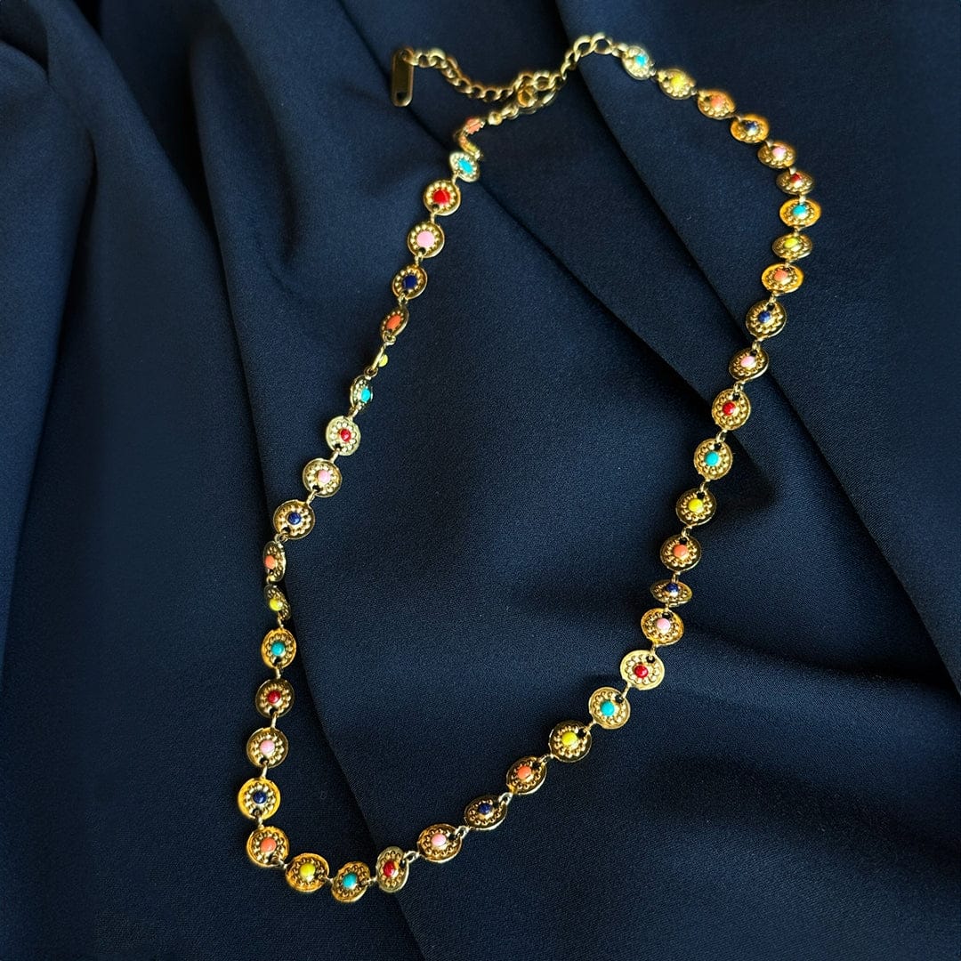 Je m'appelle Accessoires Goud/Multicolor / One Size Necklace | Goud/Multicolor