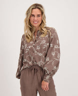 Je m'appelle Tops Blouse Paris | Coffee Taupe