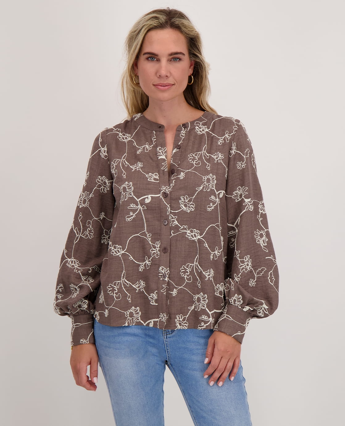 Je m'appelle Tops Blouse Paris | Coffee Taupe