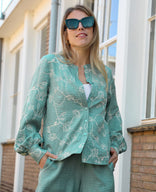 Je m'appelle Tops Ocean Green / XS Blouse Paris | Ocean Green