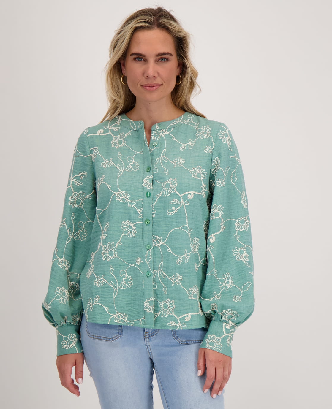 Je m'appelle Tops Blouse Paris | Ocean Green
