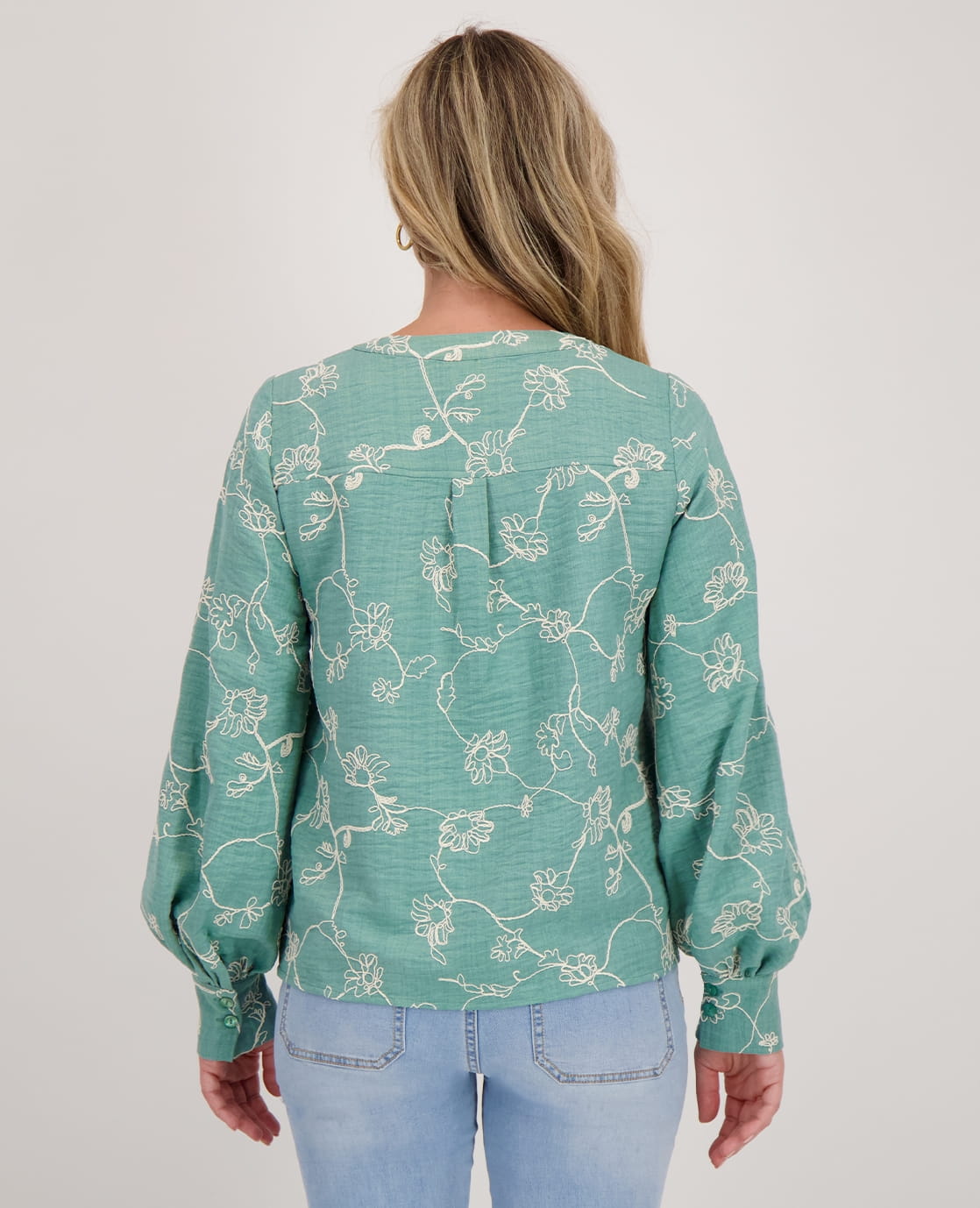 Je m'appelle Tops Blouse Paris | Ocean Green