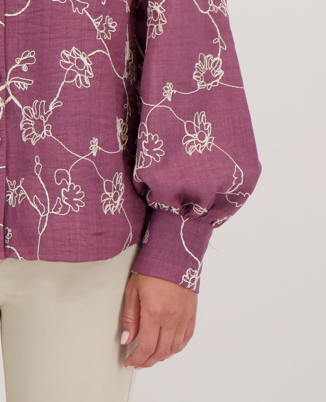 Je m'appelle Tops Blouse Paris | Dark Mauve