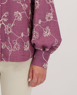 Je m'appelle Tops Blouse Paris | Dark Mauve