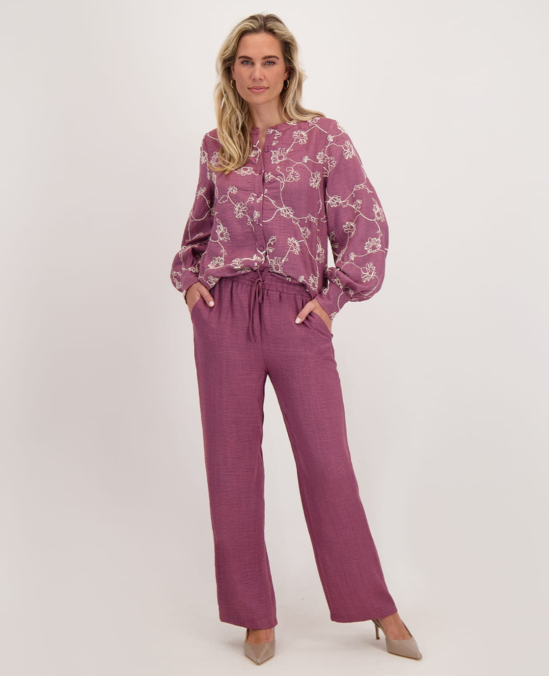 Je m'appelle Tops Blouse Paris | Dark Mauve