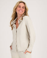 Je m'appelle Tops Dark Greige / XS Blouse Perfecte Travel | Dark Greige