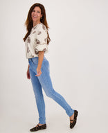 Je m'appelle Tops Blouse Lizzy | Greige / Cacao Brown