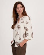 Je m'appelle Tops Blouse Lizzy | Greige / Cacao Brown