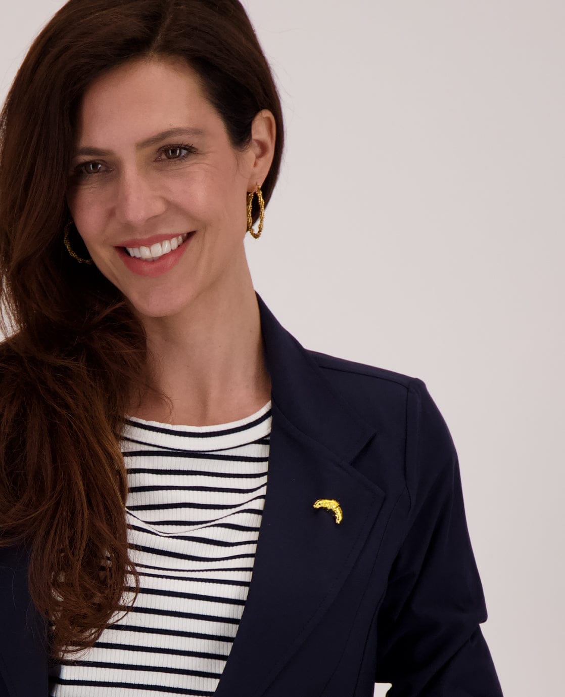 Je m'appelle Accessoires Goud / One Size Broche Croissant | Goud