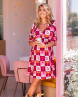 Je m'appelle Jurken Robe Kim | Multicolor/Roze