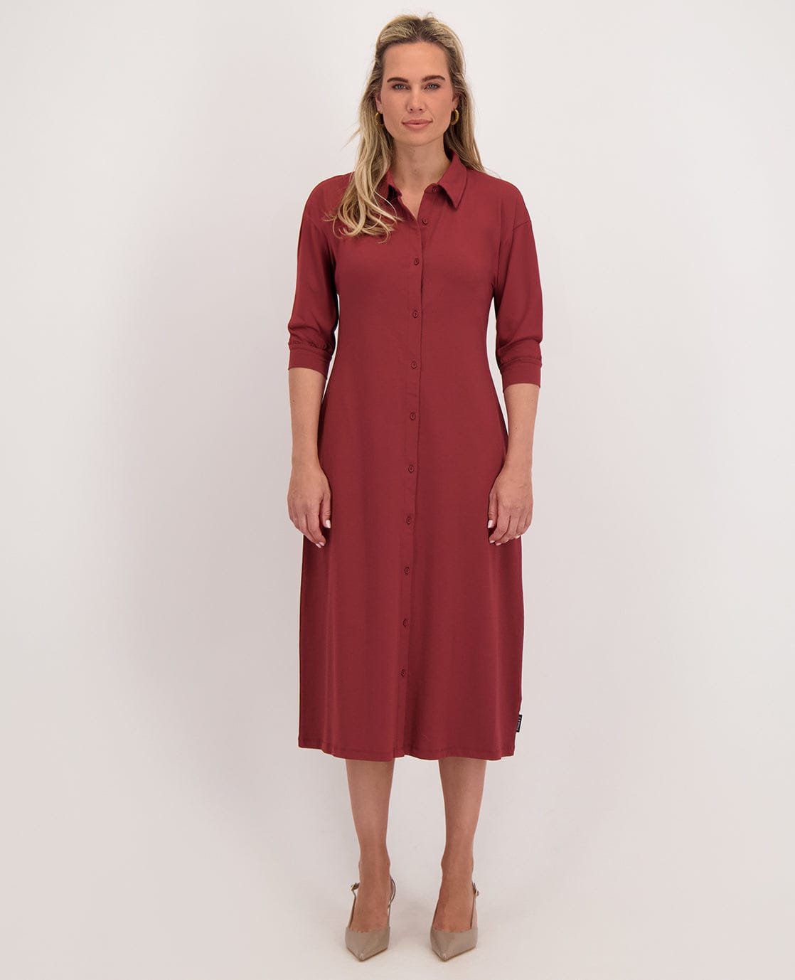 Je m'appelle Jurken Robe Romée | Wine Red