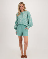 Je m'appelle Broeken Short Paris | Ocean Green