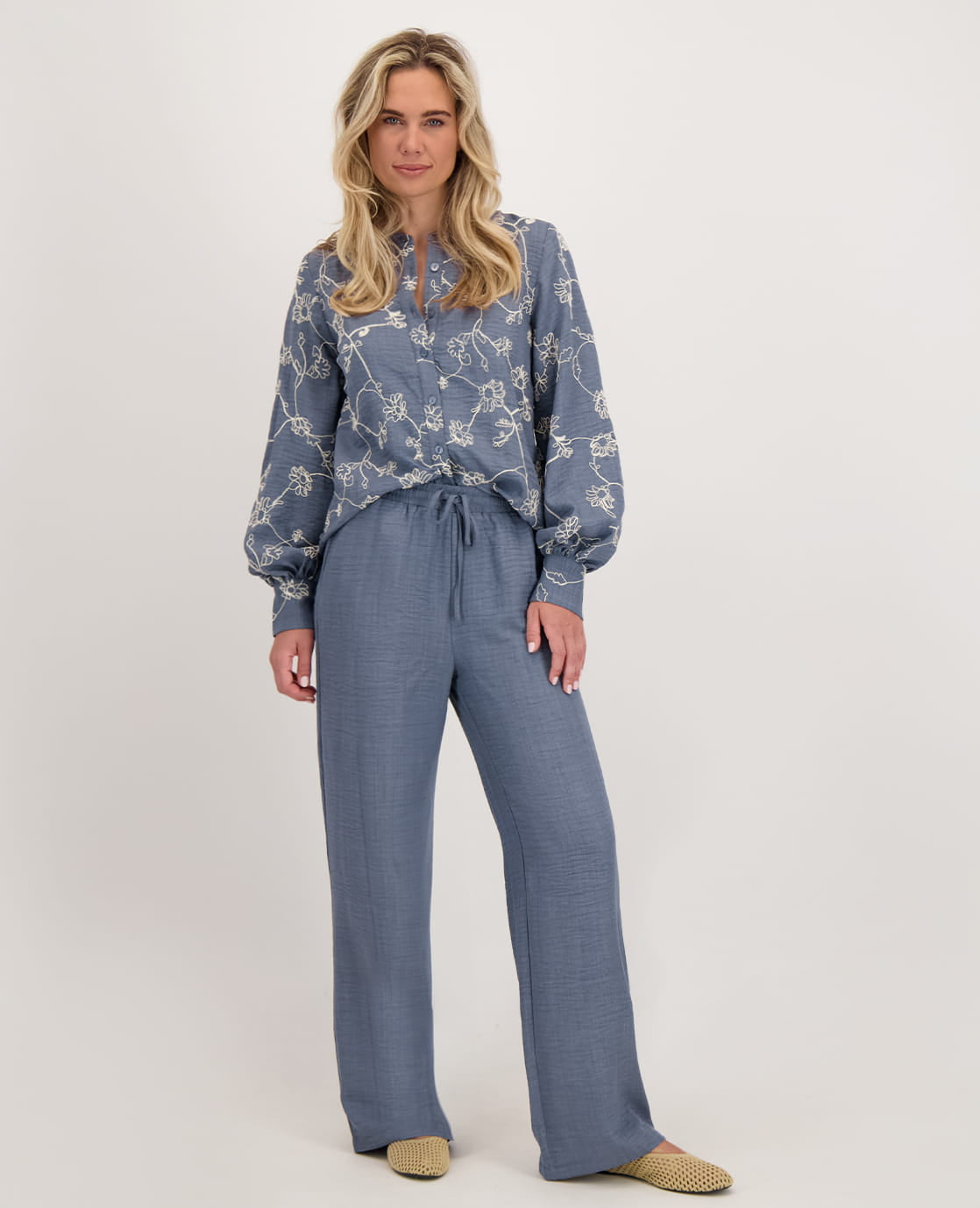Je m'appelle Broeken Pant Paris | Blue Denim Washed