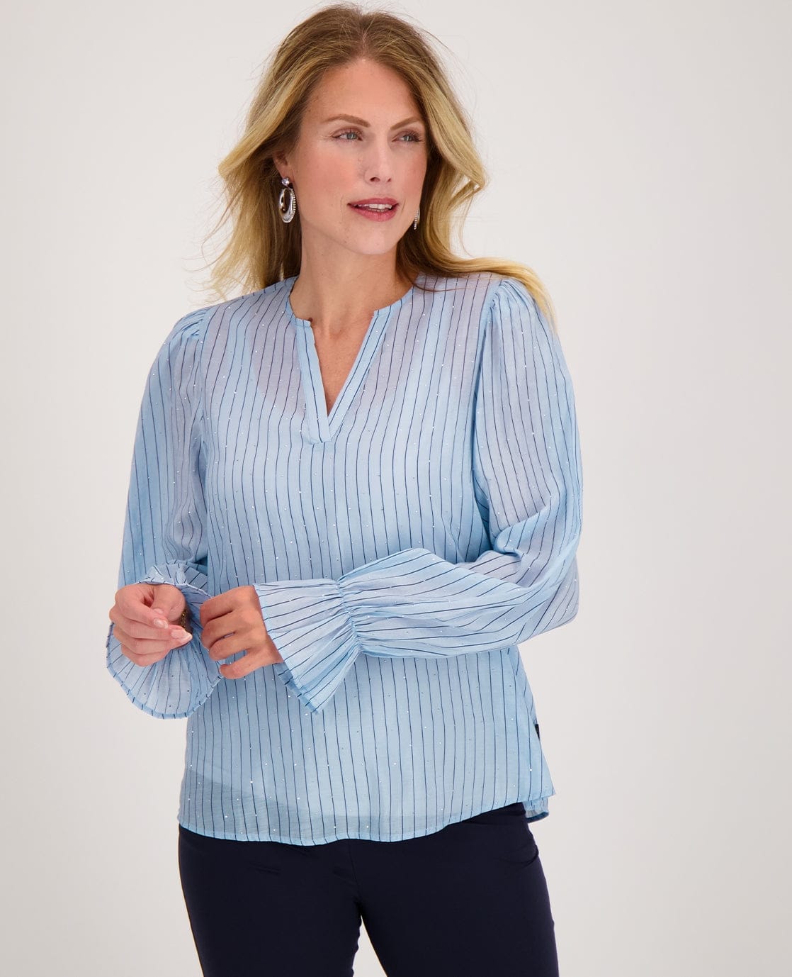 Je m'appelle Tops Top Lieke | Light Blue/Navy